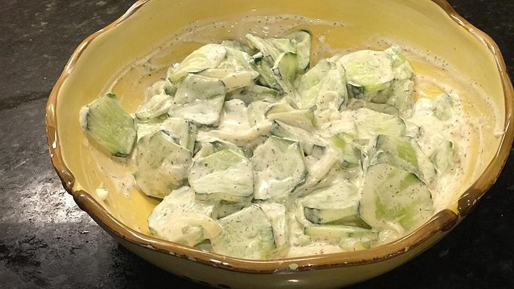 How To Make, Videos Recipes – Dad’s Creamy Cucumber Salad