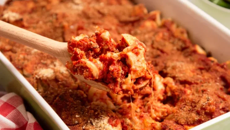 Simple Chicken Parmesan Casserole Recipe with Ingredients You Already Have