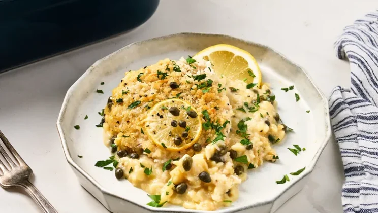 Authentic Easy Chicken Piccata Orzo Casserole Recipe You’ll Love