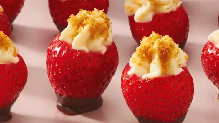Strawberry Cheesecake Bites Recipe — Quick and Easy Homemade Snack
