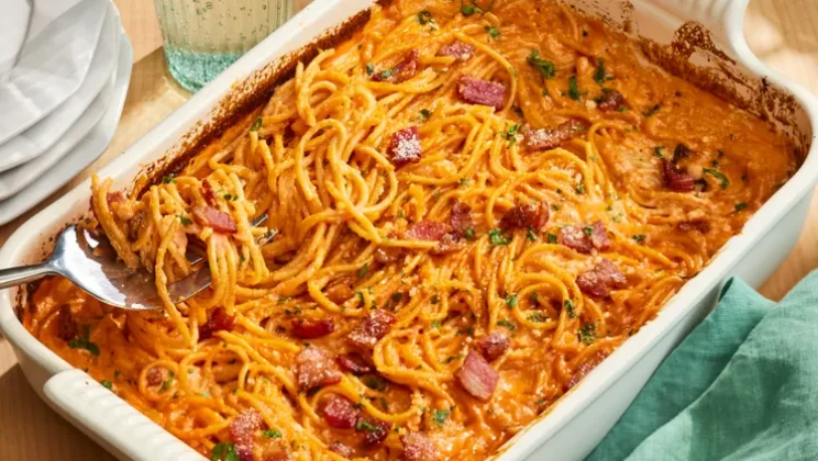 Viral Food Trend: Creamy Bacon Pasta Bake You Must Try